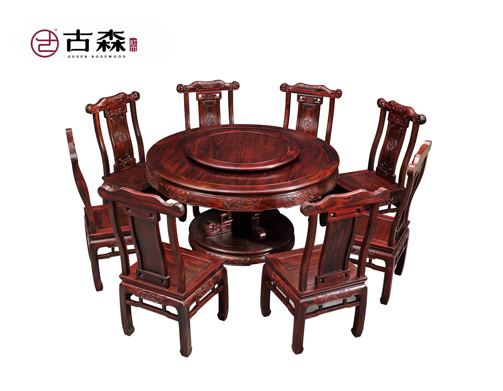 古森紅木——《古韻悠揚(yáng)圓臺(tái)》 古森紅木——《古韻悠揚(yáng)圓臺(tái)》