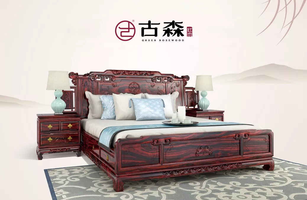 古森紅木——《古韻悠揚(yáng)大床》 古森紅木——《古韻悠揚(yáng)大床》