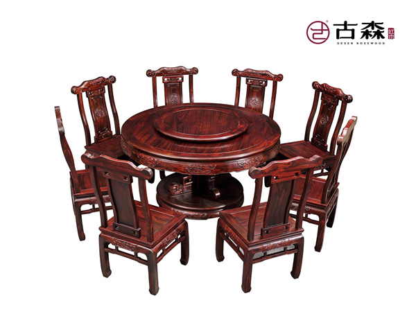 古森紅木——古韻悠揚(yáng)圓臺(tái)
